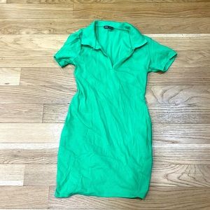 Zara Green Cotton Dress